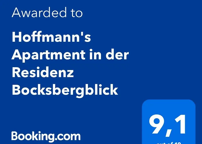 Hoffmann\'S Apartment In Der Residenz Bocksbergblick